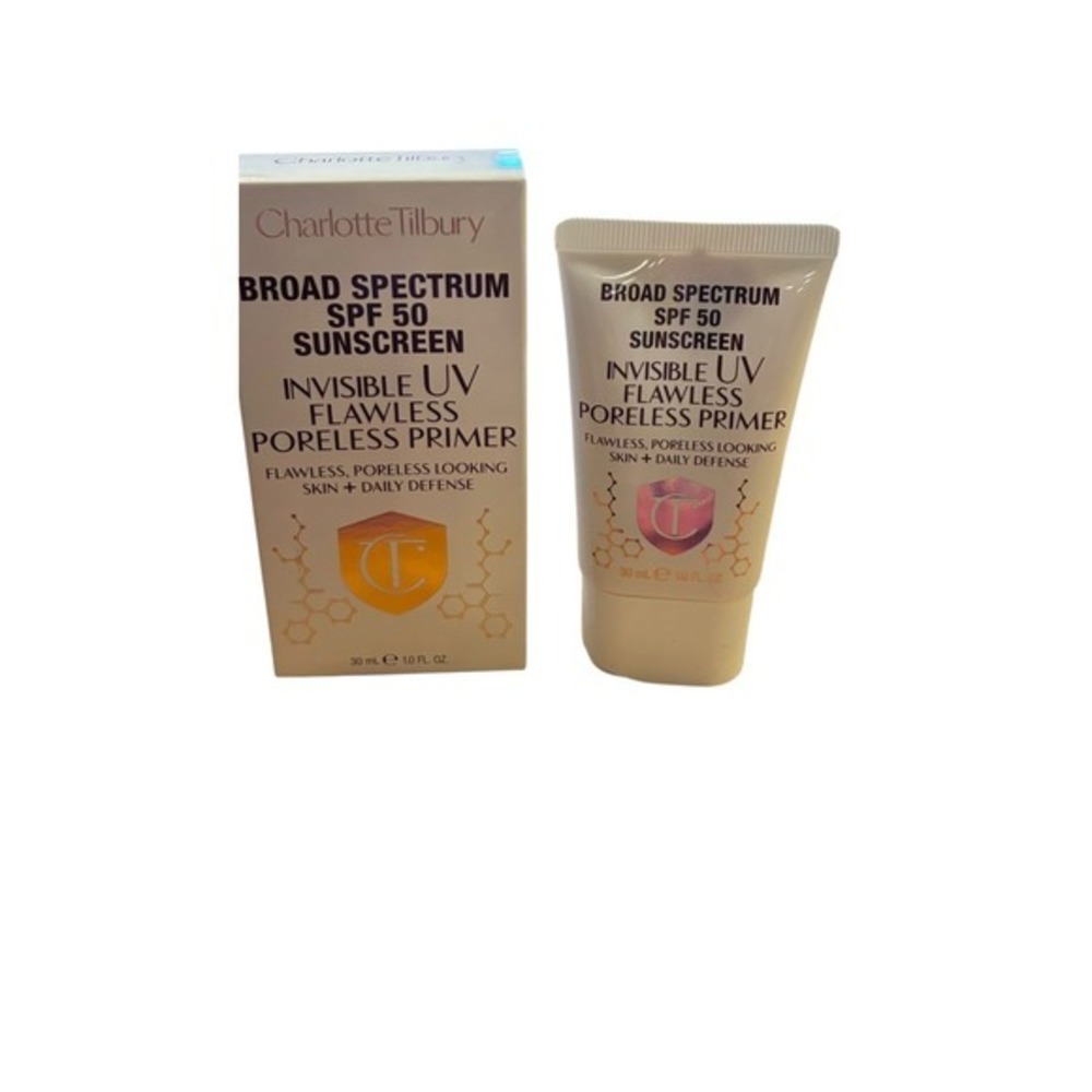 Charlotte Tilbury Invisible UV Flawless Poreless Primer SPF 50 30ml New READ